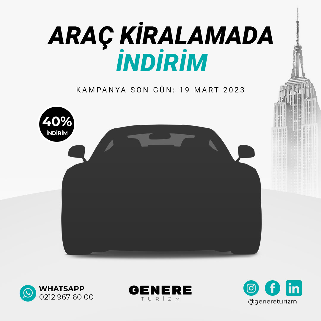 Efsane Bahar İndirimi ile Yola Avantajlı Çıkın! 16 Mart’ı Bekleyin!